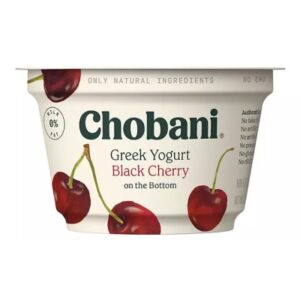 Chobani Non-Fat Greek Yogurt With Fruit On The Bottom (Cherry ...