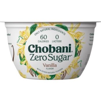 Chobani Zero Sugar Greek Yogurt (Vanilla) – Pelican Market Suppliers